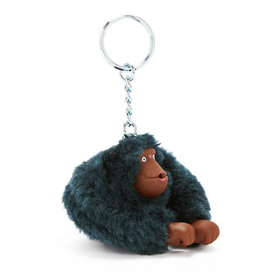 Kipling Sven Small Monkey Keychain Accessories True Blue Tonal | CA 2011GS